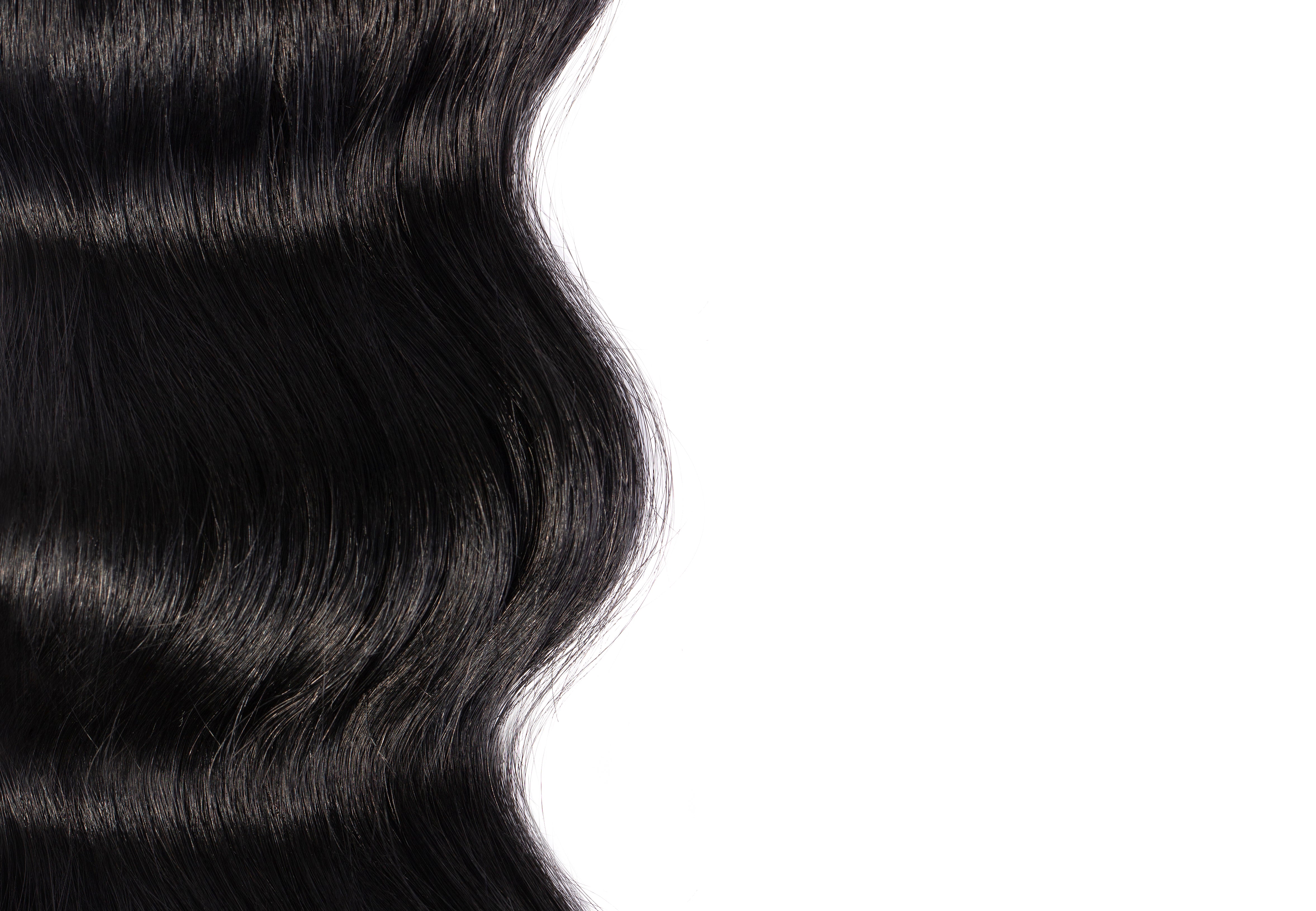 Hair Extensions Seamless Clip in Extensions- 100% Premium Human Hair JET BLACK / 16" - The Extension Bar