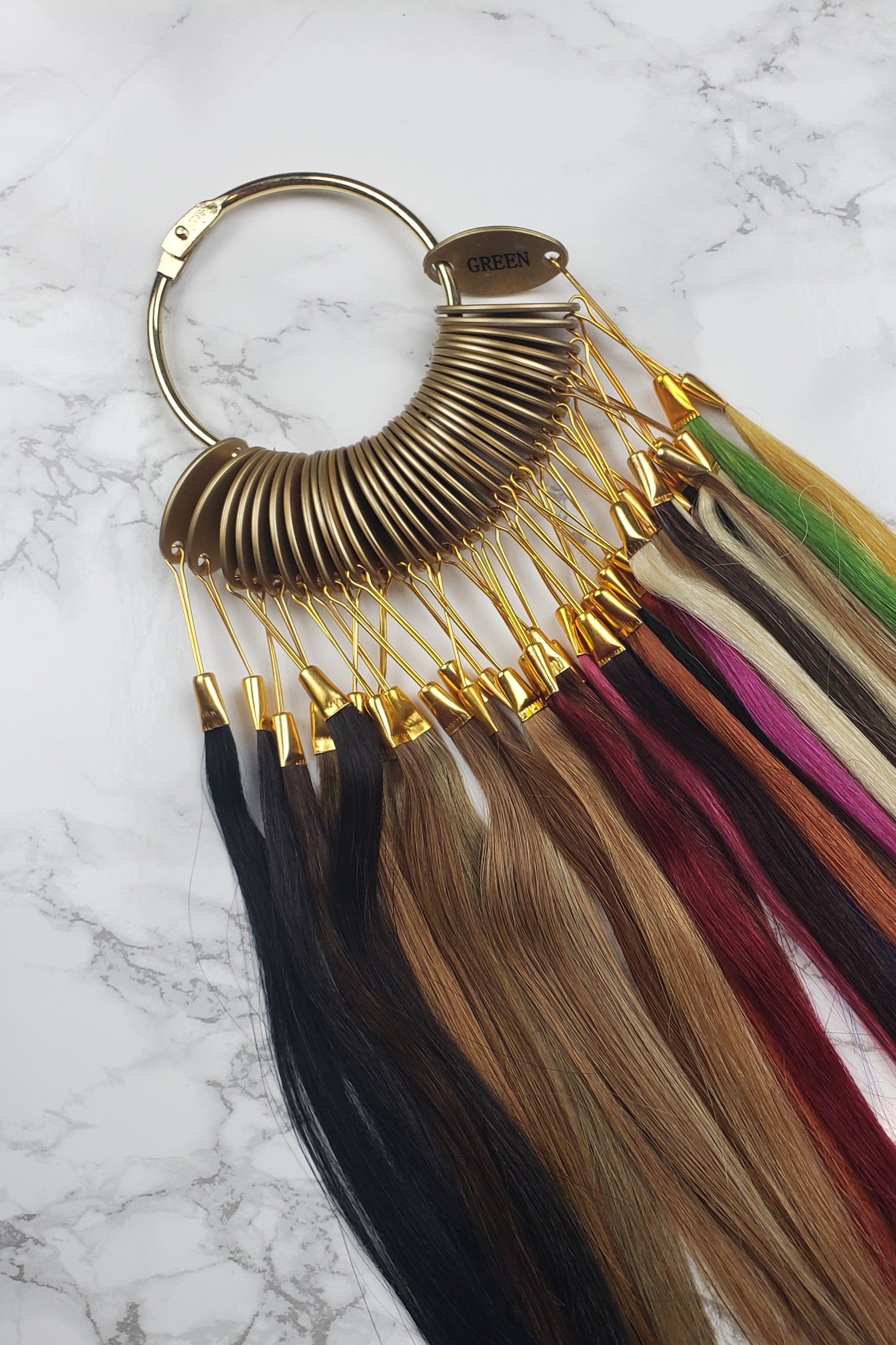 Hair Extensions Colour Wheel