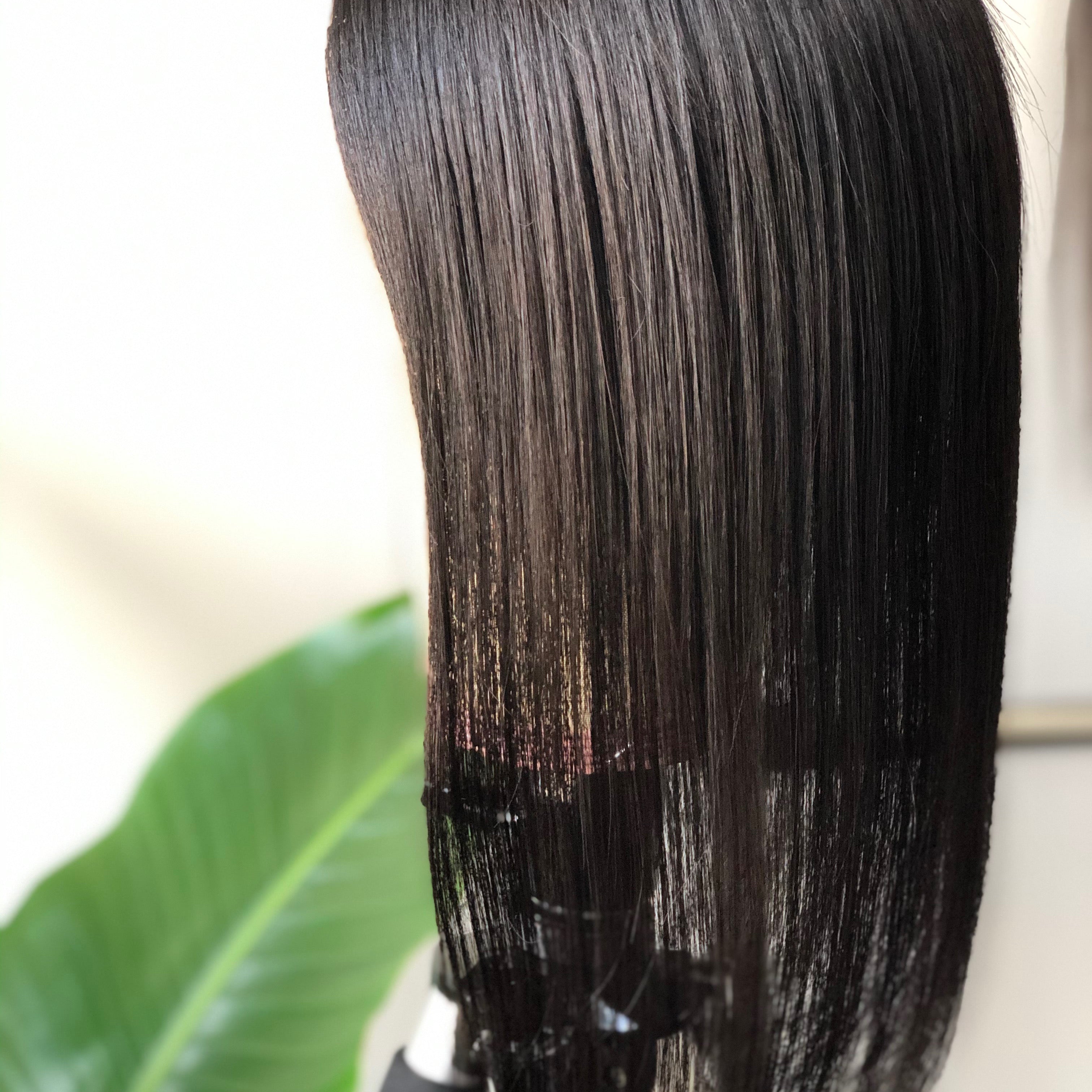 Wigs Light Coverage Topper - 100% Luxury Human Hair Straight Natural Black / 14' - The Extension Bar